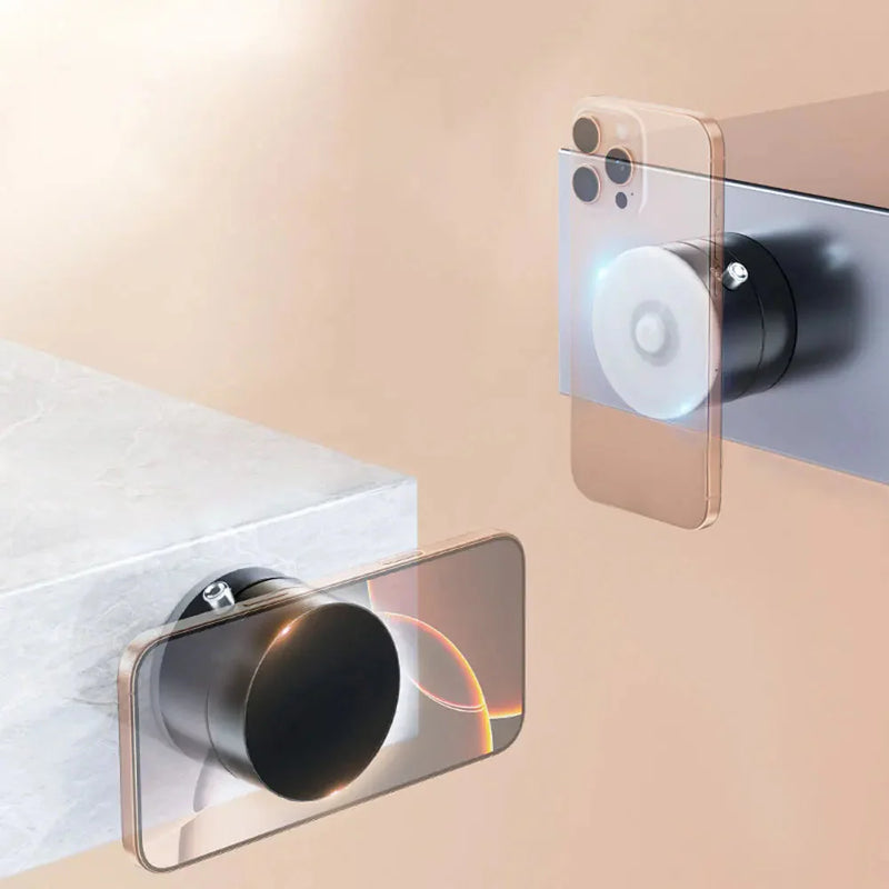 MagnetPhone Pro - Suporte magnético 360° para criadores, chefs e profissionais.