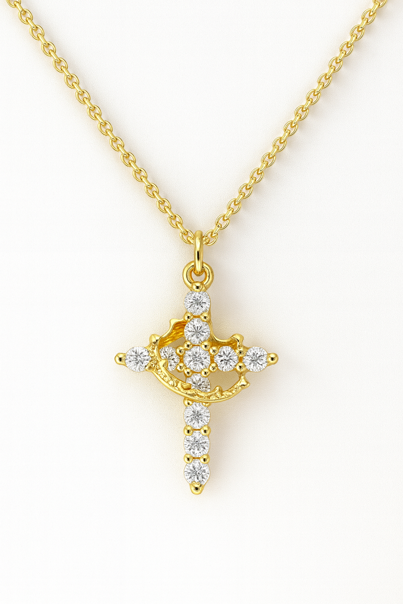Colar MajesticCross™ — Fé, brilho e significado em um único detalhe