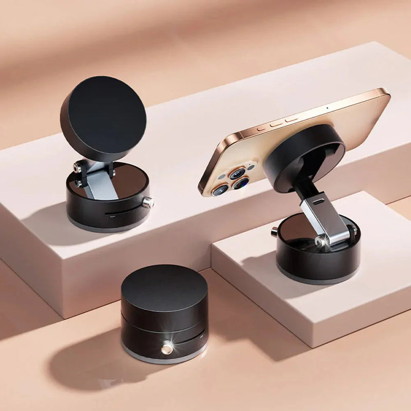 MagnetPhone Pro - Suporte magnético 360° para criadores, chefs e profissionais.